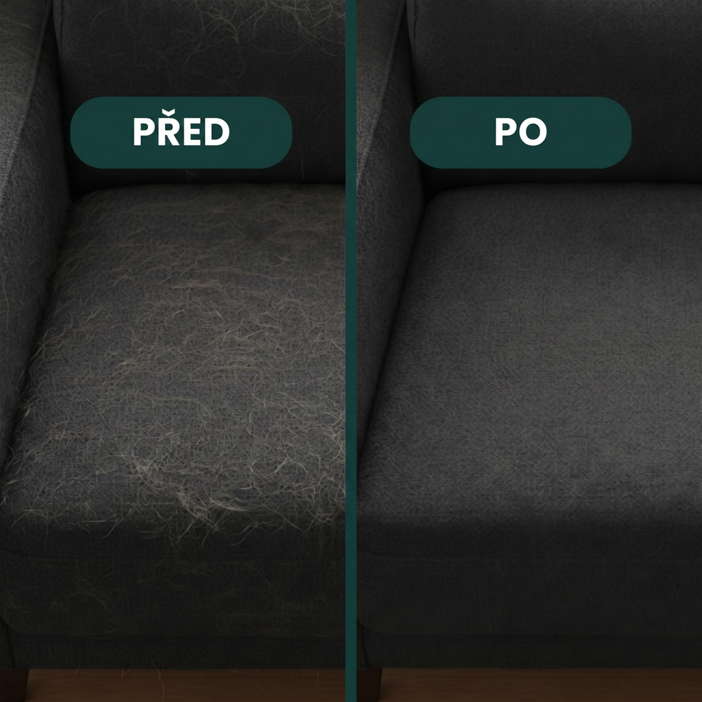 Opakovaně použitelná rukavice na chlupy