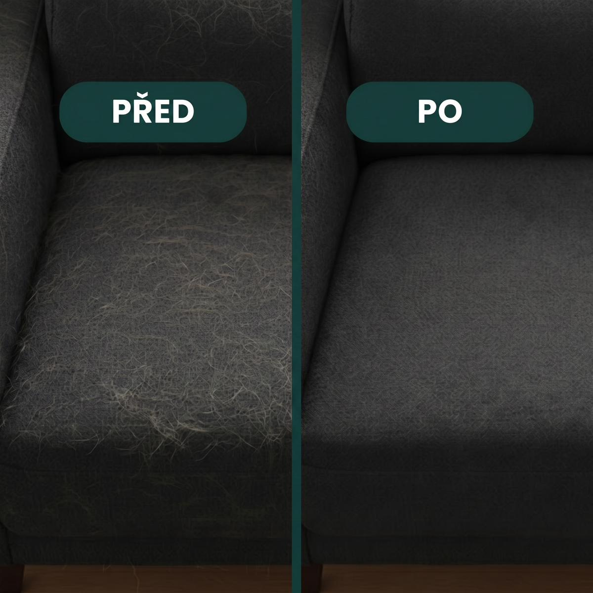 Opakovaně použitelná rukavice na chlupy